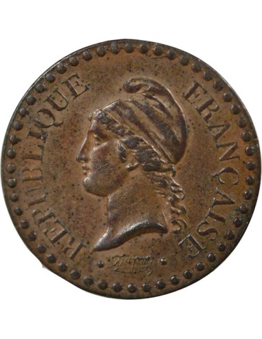 Dupré 1 centime Cuivre 1848 A - Paris
