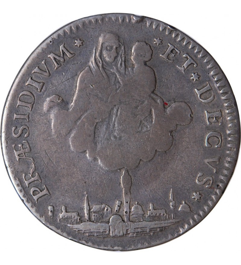 ITALIE, GOUVERNEMENT PROVISOIRE - 1/2 SCUDO 1797 BOLOGNE