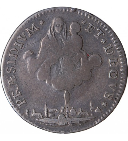 ITALIE, GOUVERNEMENT PROVISOIRE - 1/2 SCUDO 1797 BOLOGNE