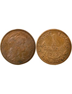 Dupuis 1 centime Bronze 1912 A - Paris