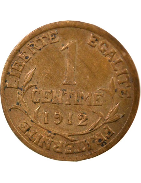 Dupuis 1 centime Bronze 1912 A - Paris