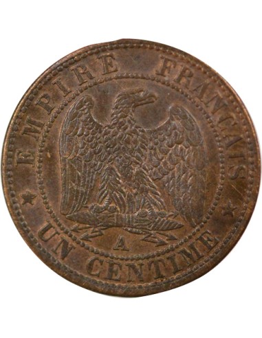 Napoléon III Tête Nue 1 centime Bronze 1856 A - Paris