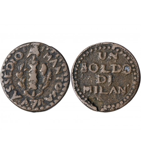 ITALIE, SIEGE DE MANTOUE - SOLDO 1795