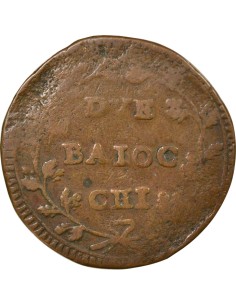République Romaine 8e Type 2 baiocchi Cuivre 1798/1799 R Rome 2