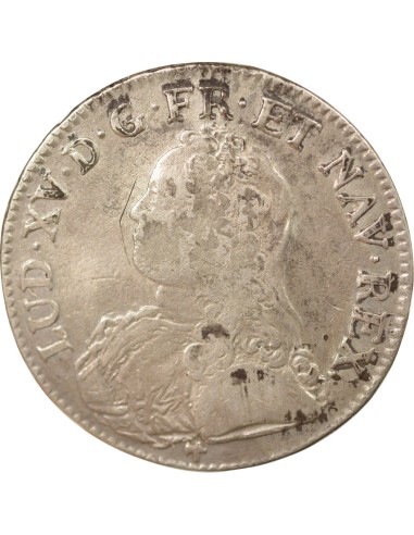 Louis XV Au Buste Habillé 1/2 écu Argent 1726 R Orléans