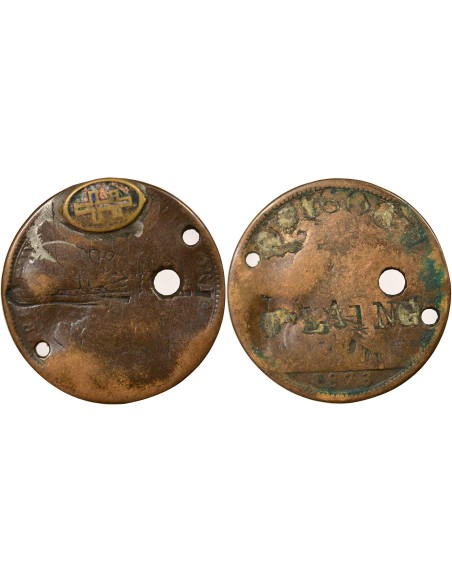 Napoléon III Croix de Lorraine 1 jeton Bronze 1940-1944