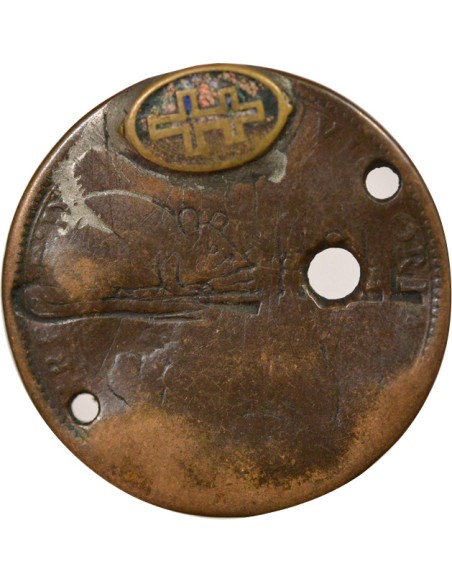 Napoléon III Croix de Lorraine 1 jeton Bronze 1940-1944