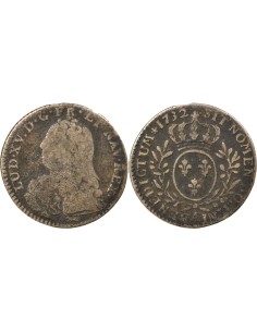 Louis XV Au Buste Habillé 1/10 écu Argent 1732 A - Paris
