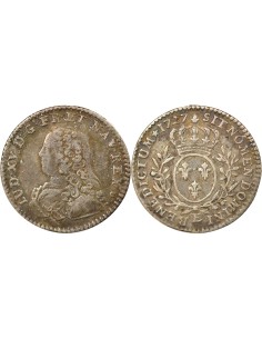 Louis XV Au Buste Habillé 1/10 écu Argent 1727 E Tours