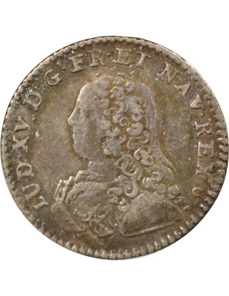 Louis XV Au Buste Habillé 1/10 écu Argent 1727 E Tours