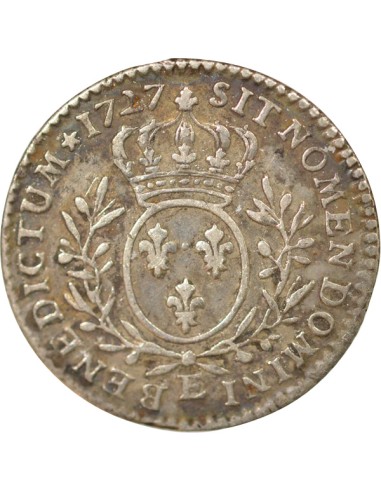 Louis XV Au Buste Habillé 1/10 écu Argent 1727 E Tours