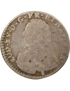 Louis XV Au Buste Habillé 1/10 écu Argent 1727 9 Rennes 2