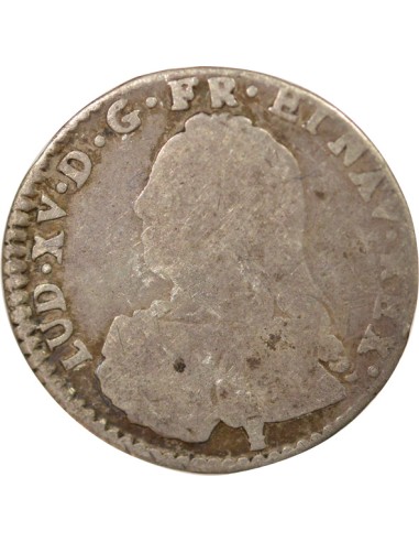 Louis XV Au Buste Habillé 1/10 écu Argent 1727 9 Rennes