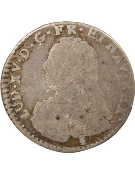 Louis XV Au Buste Habillé 1/10 écu Argent 1727 9 Rennes
