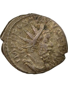 Empire des Gaules Postume Hercule debout 1 antoninien Billon 262 Trèves 2