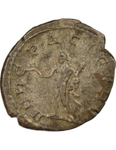 Empire des Gaules Postume Hercule debout 1 antoninien Billon 262 Trèves