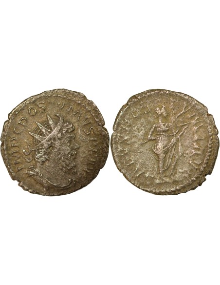 Empire des Gaules Postume Salus debout 1 antoninien Billon 266 Trèves