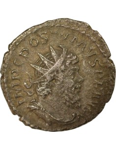 Empire des Gaules Postume Salus debout 1 antoninien Billon 266 Trèves 2