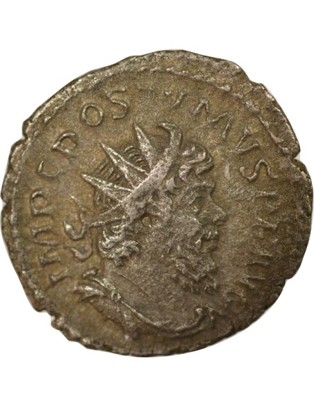 Empire des Gaules Postume Salus debout 1 antoninien Billon 266 Trèves