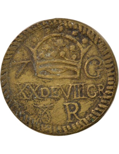 Espagne 8 reales Laiton