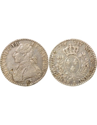 Louis XVI Au Buste Habillé 1/10 écu Argent 1778 A - Paris
