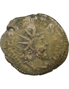 Empire des Gaules Postume Virtus 1 antoninien Billon 262 Trèves 2