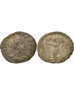 Empire des Gaules Postume Pax debout 1 antoninien Billon 268 Trèves