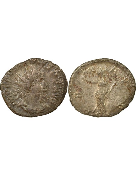 Empire des Gaules Postume Pax debout 1 antoninien Billon 268 Trèves