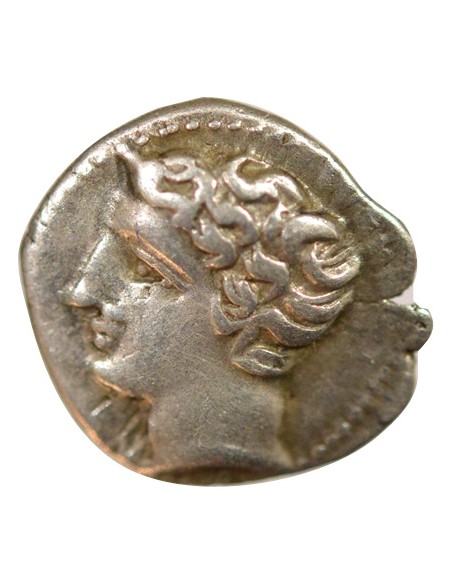 Grèce (Gaule) Tête à gauche 1 obole Argent 200-121 Av JC MA Marseille