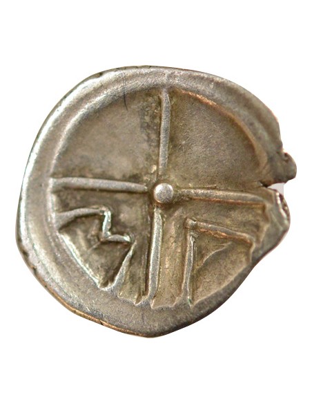Grèce (Gaule) Tête à gauche 1 obole Argent 200-121 Av JC MA Marseille