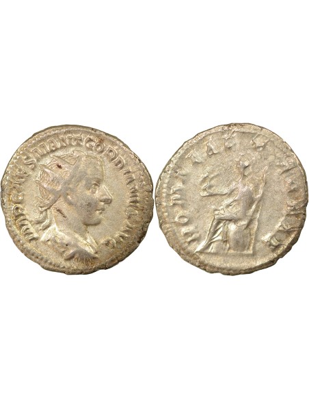 Rome Empire Gordien III Rome Assise 1 antoninien Billon 239 R Rome