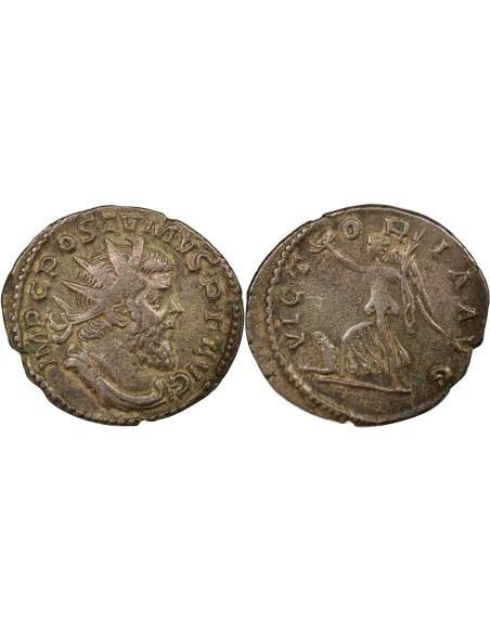 Empire des Gaules Postume Victoria 1 antoninien Billon 261 Trèves