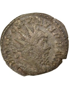 Empire des Gaules Postume Pax debout 1 antoninien Billon 268 Trèves 2