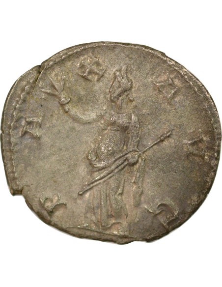 Empire des Gaules Postume Pax debout 1 antoninien Billon 268 Trèves