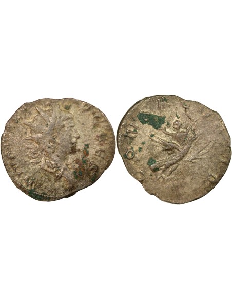 Rome Empire Valérien II Consecratio 1 antoninien Billon 259-260 Trèves