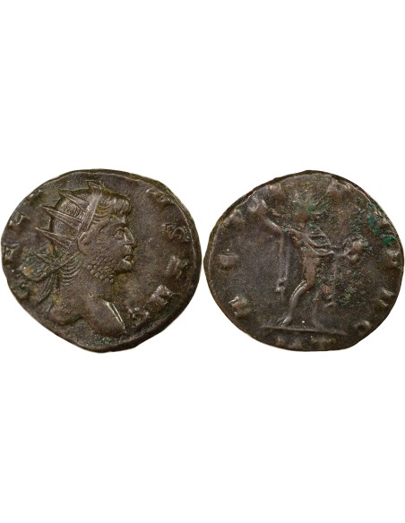 Rome Empire Gallien Sol 1 antoninien Billon 265-268 M Milan