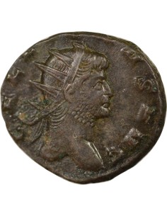 Rome Empire Gallien Sol 1 antoninien Billon 265-268 M Milan 2