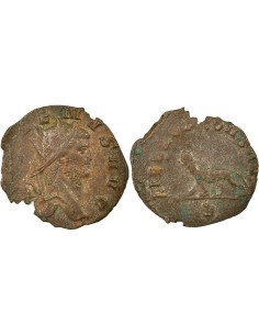 Rome Empire Gallien Bestiaire Panthère 1 antoninien Billon 267-268 R Rome
