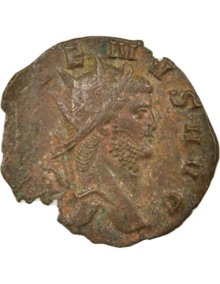 Rome Empire Gallien Bestiaire Panthère 1 antoninien Billon 267-268 R Rome