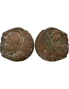 Rome Empire Constantinople 1 nummus Cuivre 334 Trèves