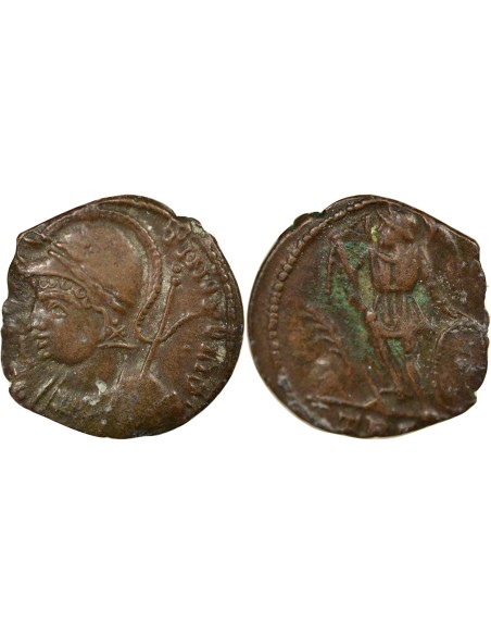 Rome Empire Constantinople 1 nummus Cuivre 334 Trèves