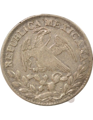 Mexique 2 reales Argent 1852/1 Go Guanajuato