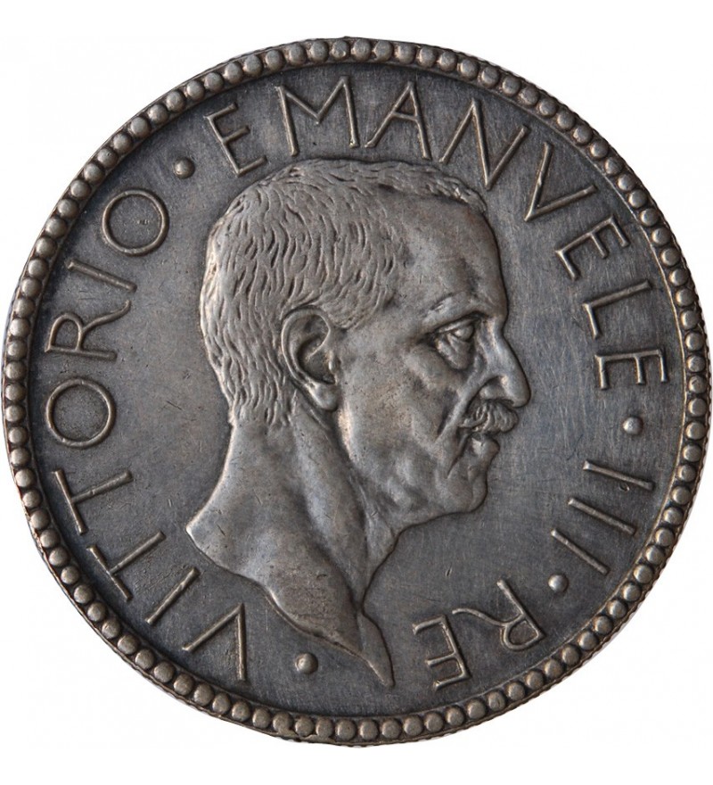 ITALIE, VICTOR EMMANUEL III - 20LIRE ARGENT 1928 ROME