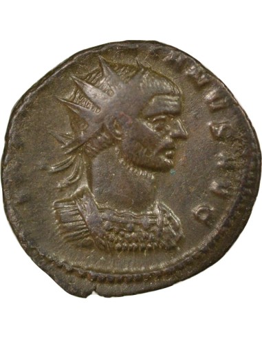 Rome Empire Aurélien Fortuna Assise 1 antoninien Billon 271-274 M Milan