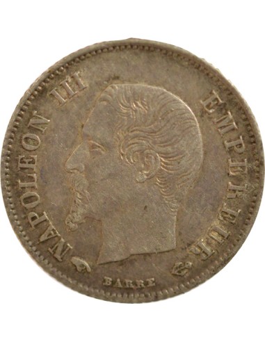 Napoléon III 20 centimes Argent 1860 A - Paris