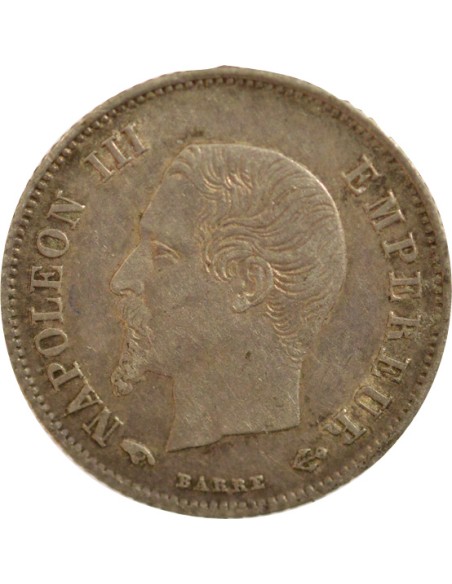 Napoléon III 20 centimes Argent 1860 A - Paris