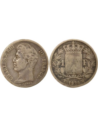 Charles X 1 franc Argent 1825 W Lille