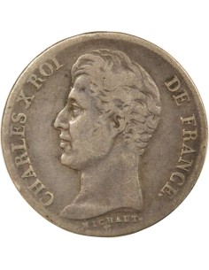Charles X 1 franc Argent 1825 W Lille 2