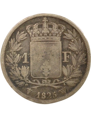 Charles X 1 franc Argent 1825 W Lille