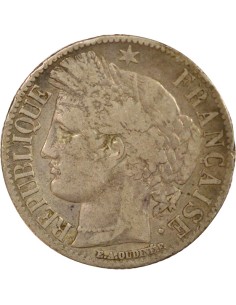 IIe République 1 franc Argent 1849 A - Paris 2